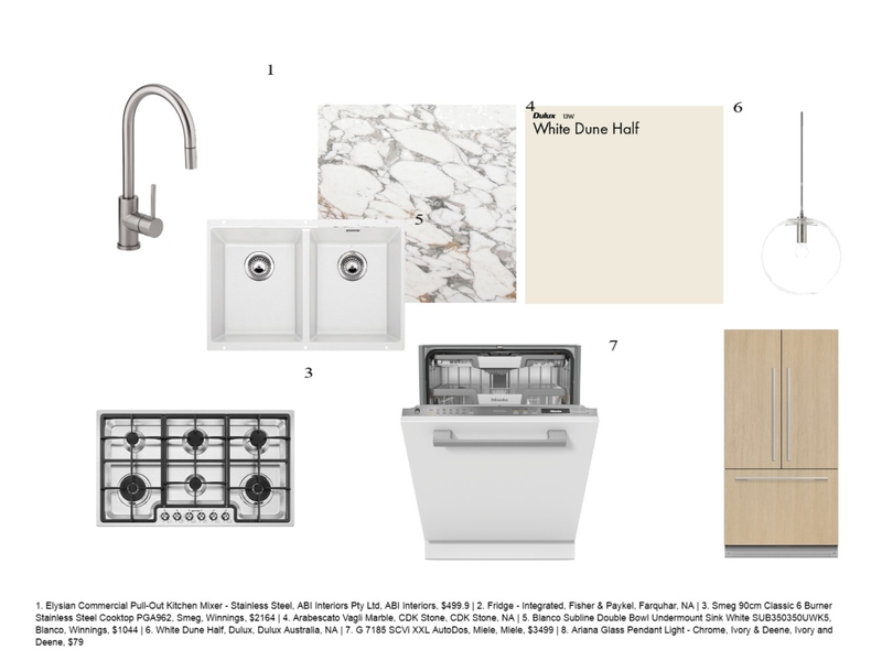 kitchen reno Interior Design Mood Board by Est.Her
