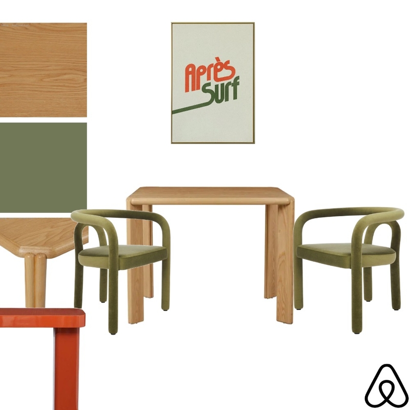 Airbnb Dining/Living Coastal Townhouse Mood Board by Cleary & Co. on Style Sourcebook