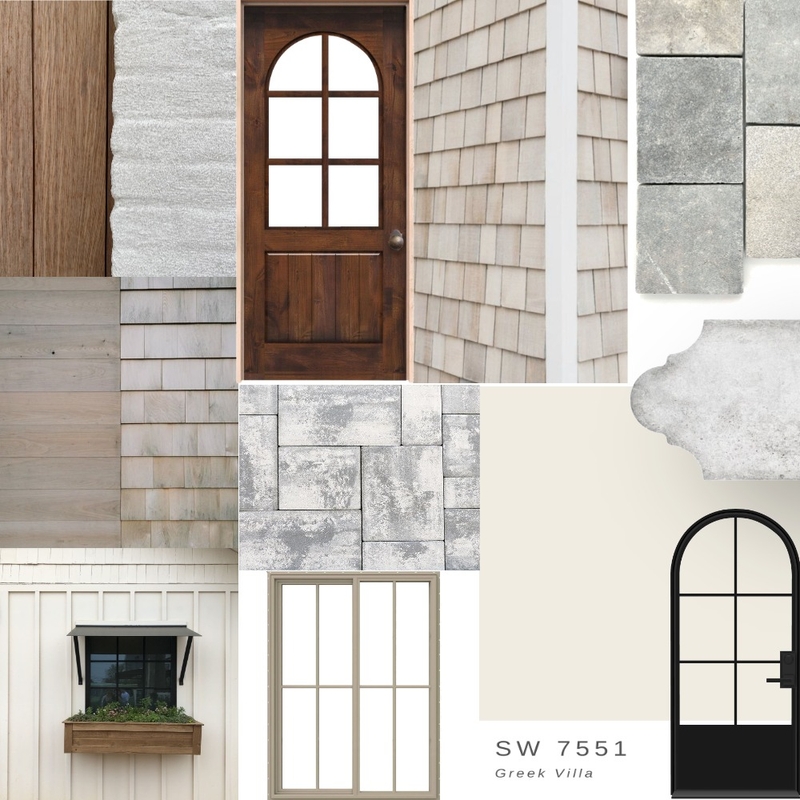 The Little House - Exterior Design Finishes Mood Board by Novel Shop Design on Style Sourcebook