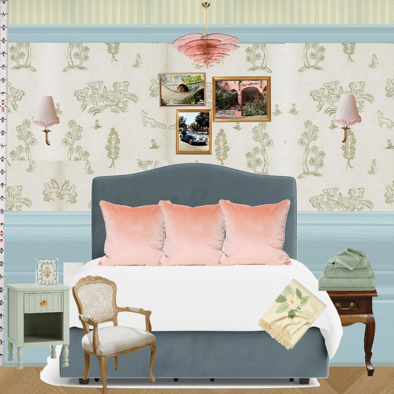 Guest Room Interior Design Mood Board by dl2407