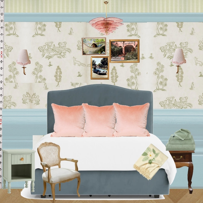 Guest Room Interior Design Mood Board by dl2407