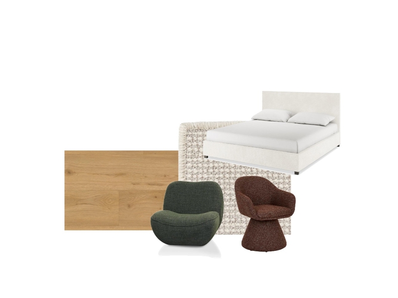 Flora Master Bed Interior Design Mood Board by AConti