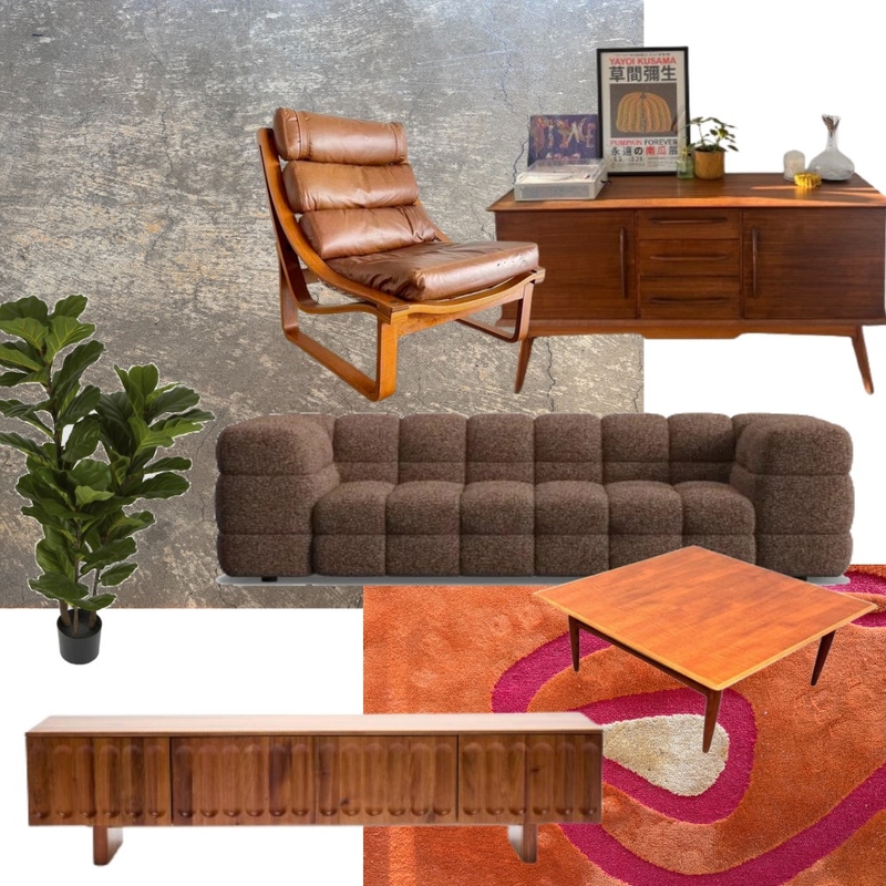 flat living room Interior Design Mood Board by annacraven