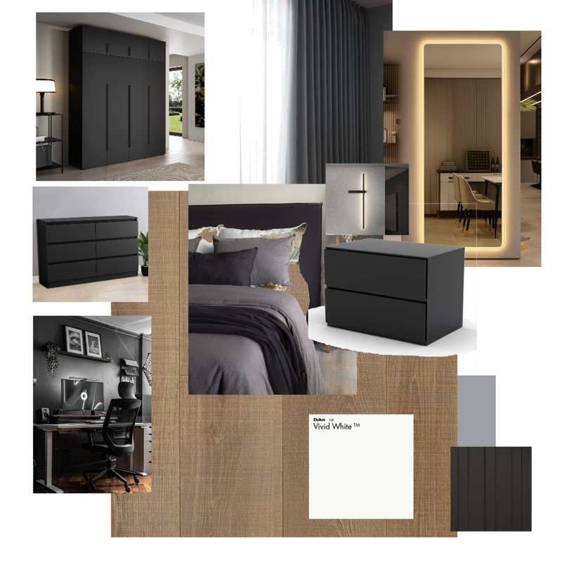 Stef dormitorio Interior Design Mood Board by Mariana Romero