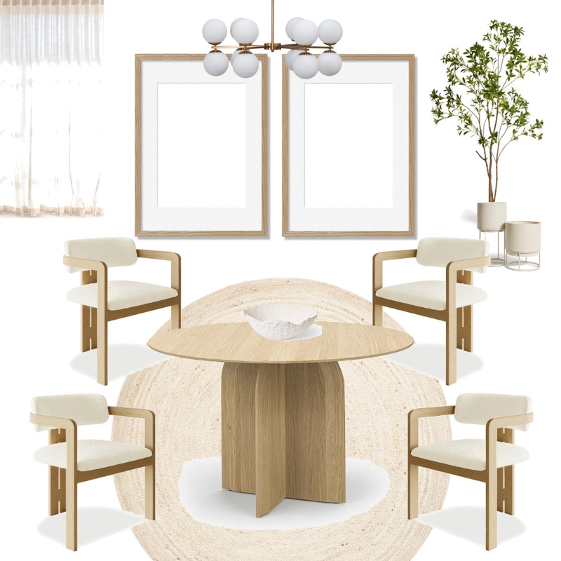Poster Frame Dinning Room Interior Design Mood Board by Profile Australia