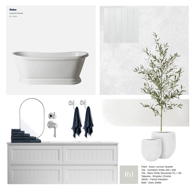 Armidale Bathroom Ensuite Mood Board by wovenoak on Style Sourcebook