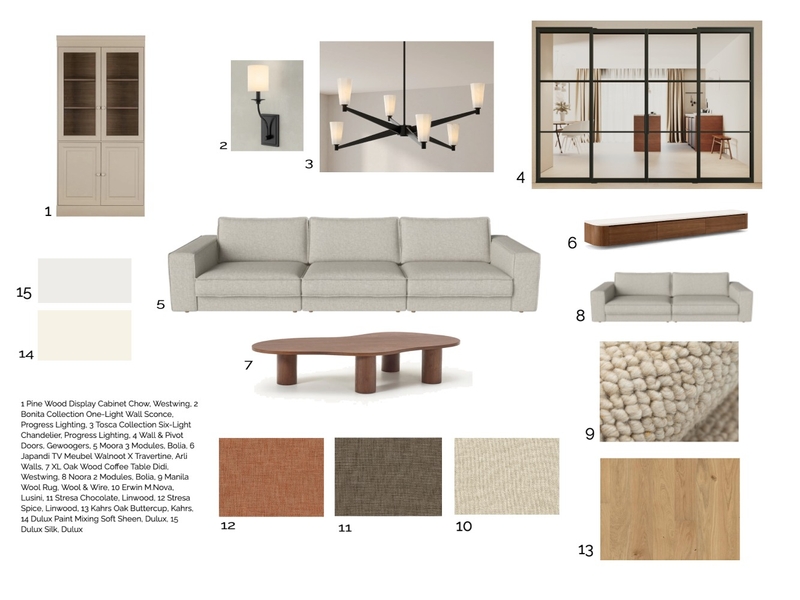 Sample Board - Living Mood Board by Rneyazi on Style Sourcebook