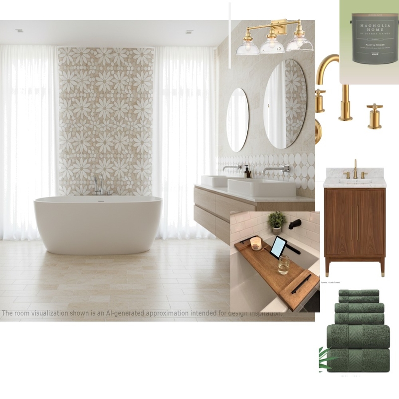 F&D Bathroom Interior Design Mood Board by nmccathern40@gmail.com