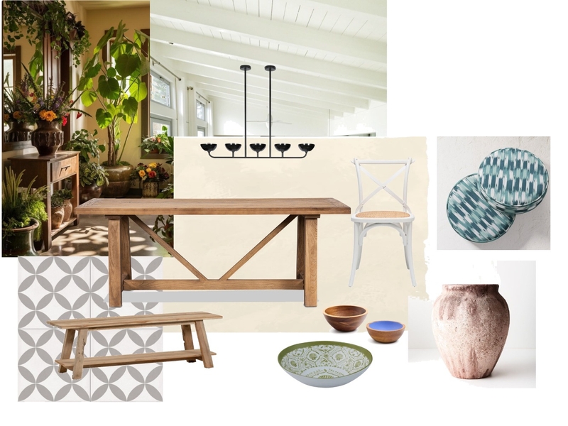 Gansevoort Market Loft garden dining Interior Design Mood Board by lambkinatprc