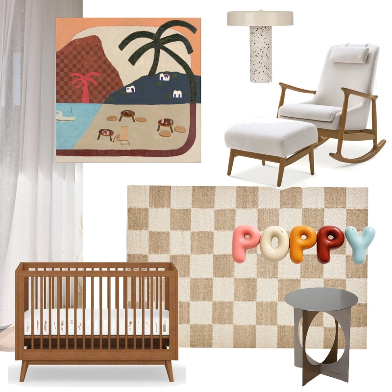 Nursery Mood Board by Nicole Frelingos on Style Sourcebook