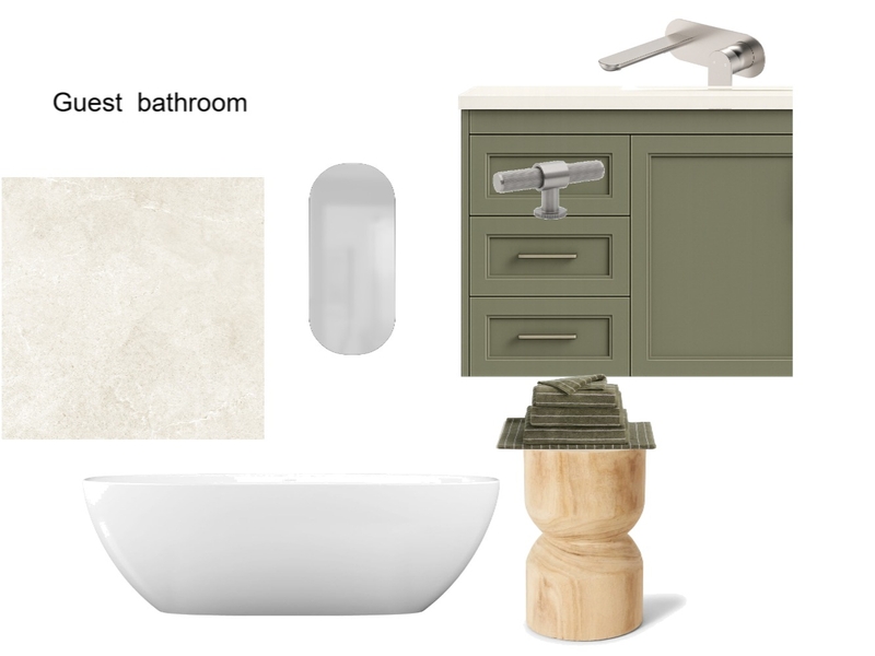 Guest bathroom Interior Design Mood Board by tuyen.xbui@gmail.com