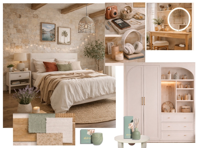 Bedroom Interior Design Mood Board by ddimitra08