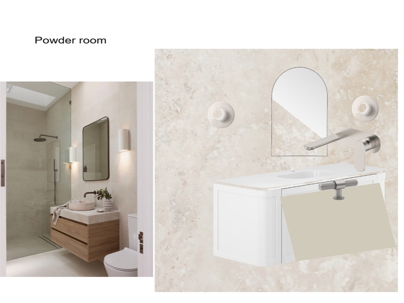 Powder room Interior Design Mood Board by tuyen.xbui@gmail.com