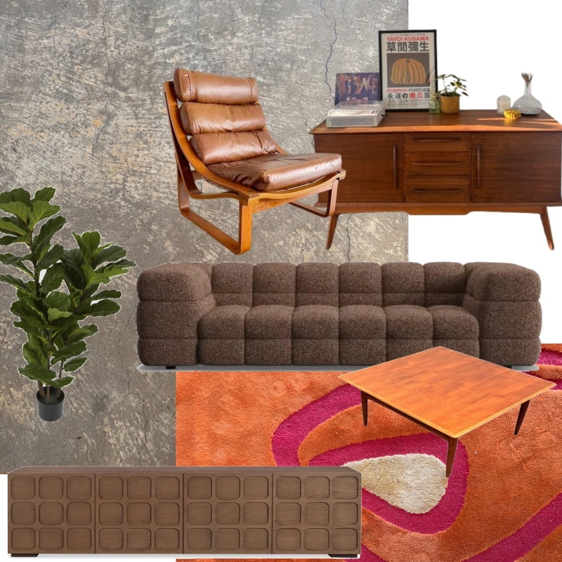 flat living room Interior Design Mood Board by annacraven