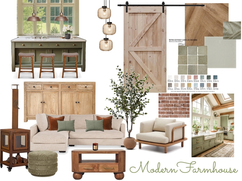 Modern farmhouse Mood Board by Drew Rankin on Style Sourcebook