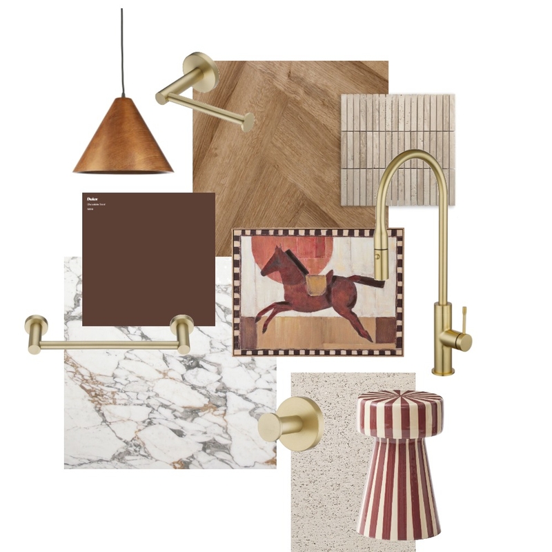 Light Brushed Brass Terra Kitchen Vibe Mood Board by Aquaperla on Style Sourcebook