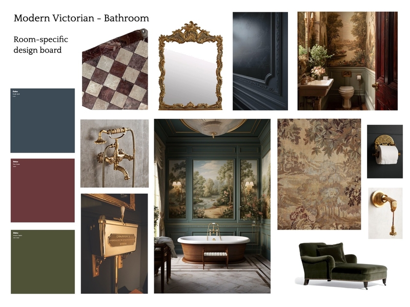 Modern Victorian - Bathroom Mood Board by carriegrace on Style Sourcebook