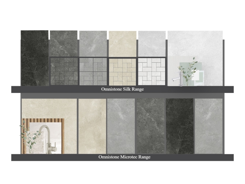 Omnistone Range Mood Board by Carley Design Studio on Style Sourcebook