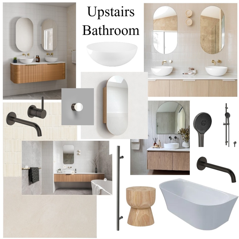 Emma & Craig Upstairs Bathroom Mood Board by JJID Interiors on Style Sourcebook