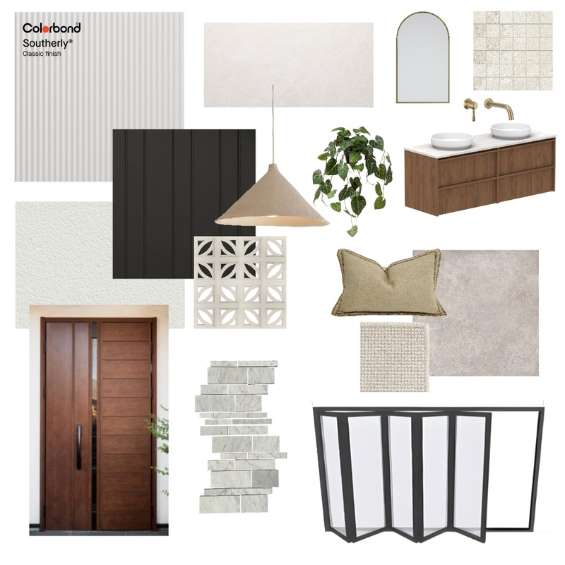 Warm Industrial Resort Mood Board by Tailored Homes Cairns on Style Sourcebook