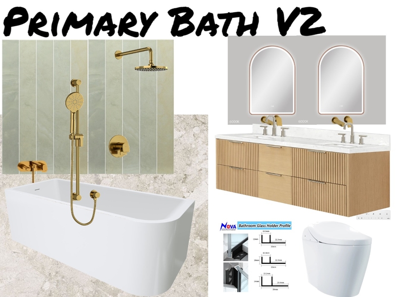 The Hart Project - Primary Bath V2 Mood Board by daramay.rawlins on Style Sourcebook