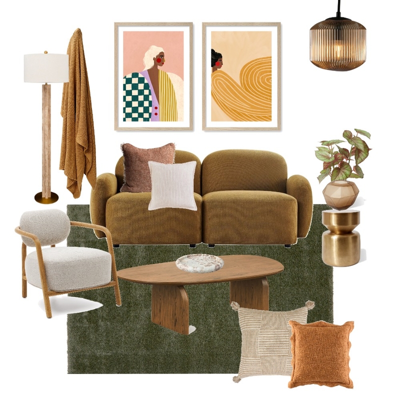 Cosy Modern Lounge Room Mood Board by Profile Australia on Style Sourcebook