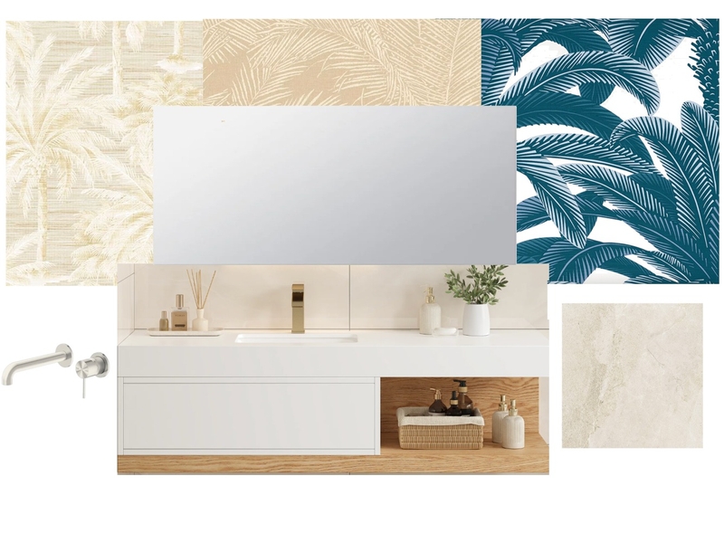 Powder Room Mood Board by Sable + Soleil on Style Sourcebook