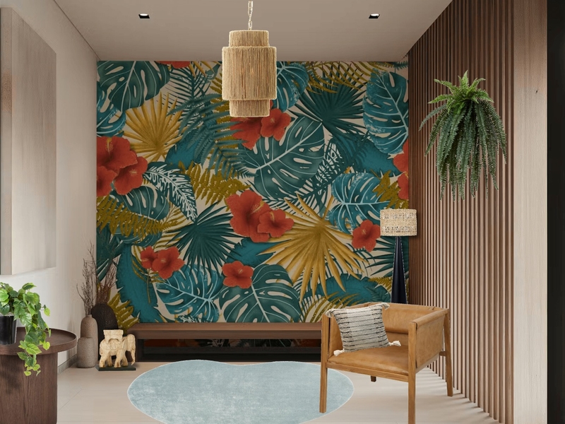 Jungle Palms Mood Board by GayleMcCabe Design on Style Sourcebook
