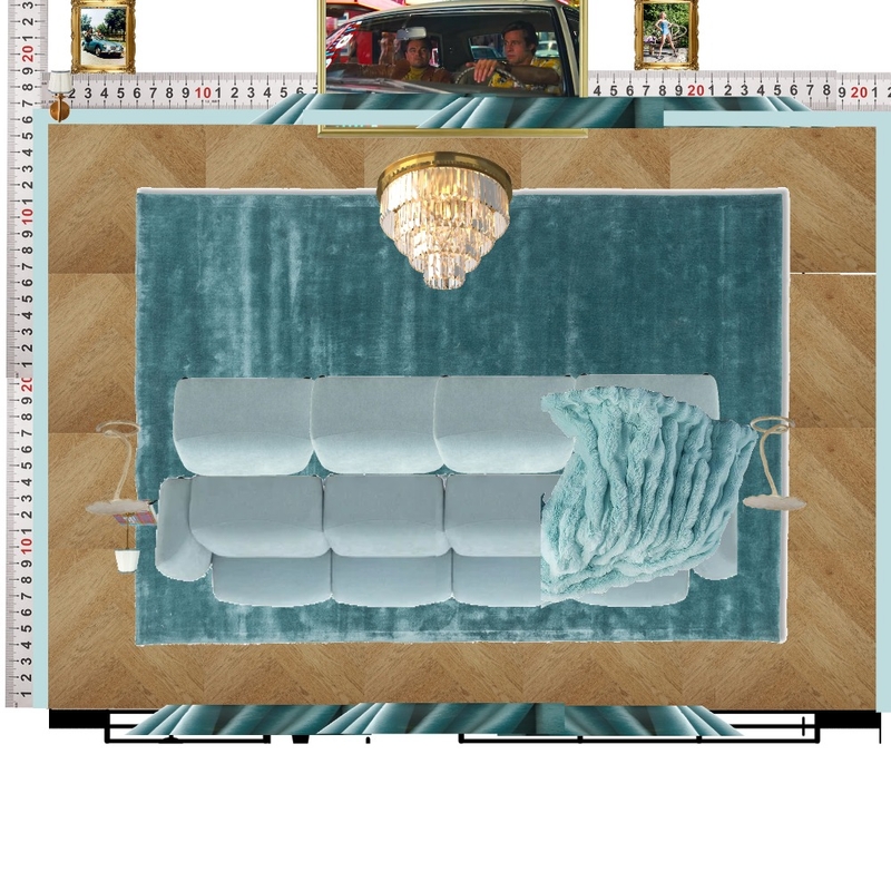 Cinema Blue Colour Drench Mood Board by dl2407 on Style Sourcebook