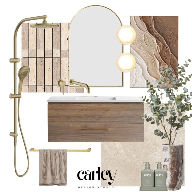 Bathroom Mood Board - Piano X Sculpt Mood Board by Carley Design Studio on Style Sourcebook