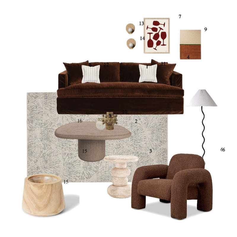 Furniture Collage - Brown Mood Board by bonnie.tanhl on Style Sourcebook