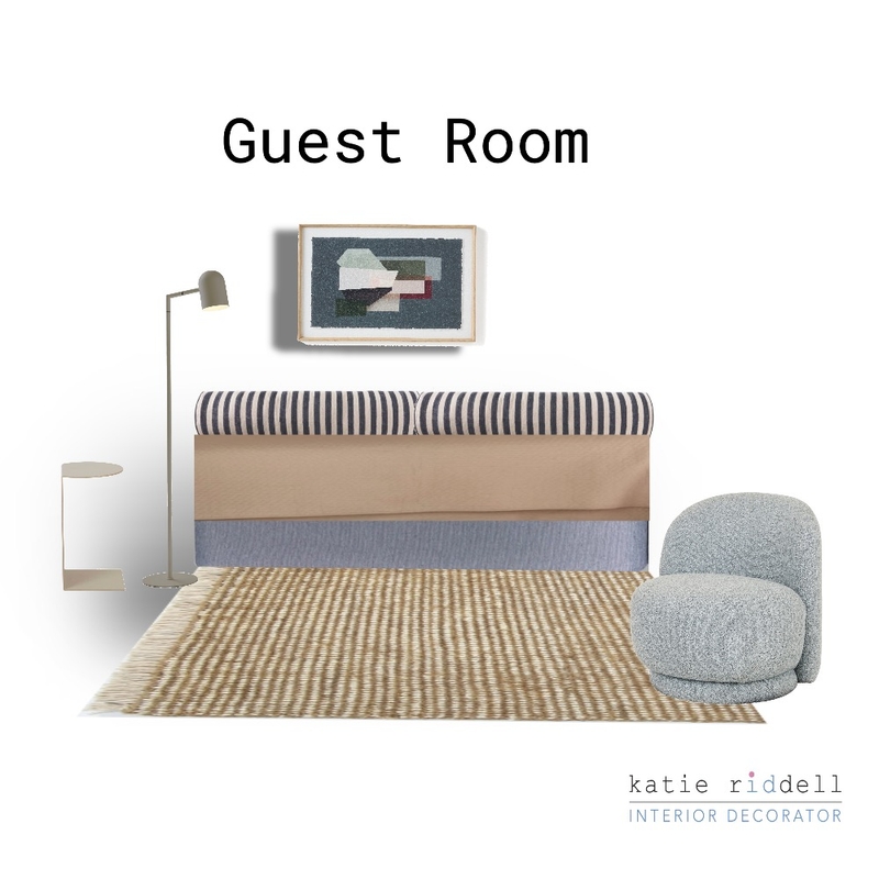 Guest room Mood Board by Katie Riddell Interior Decorator on Style Sourcebook