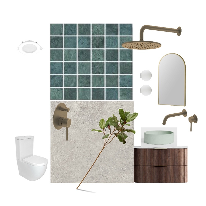 Ensuite Mood Board by NookNest Pty Ltd on Style Sourcebook