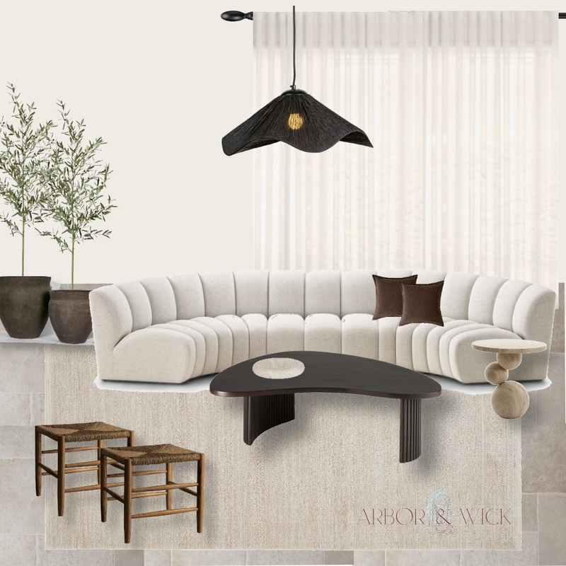 Med Living Room Inspiration Mood Board by Arbor & Wick on Style Sourcebook