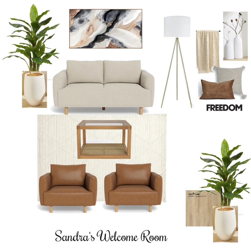 Sandra's Welcome Room Mood Board by Camilla Zefi Interiors on Style Sourcebook