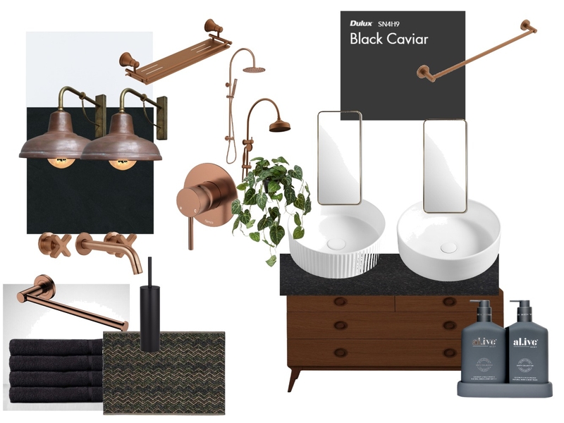 B & W Ensuite //Narrabri Mood Board by emily.fuller12 on Style Sourcebook