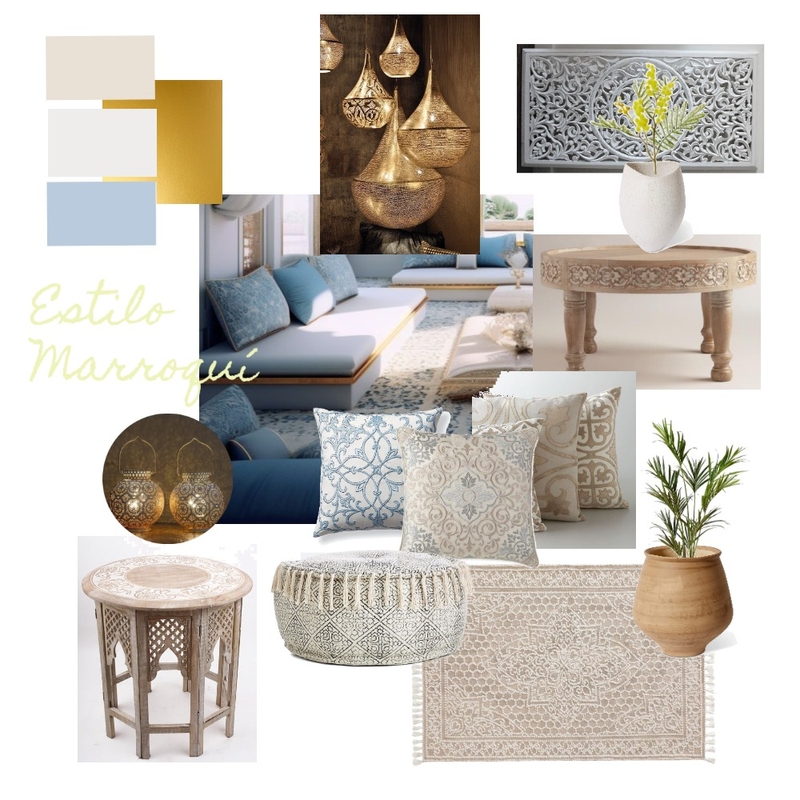 Estilo Marroquí Mood Board by Hernandez on Style Sourcebook
