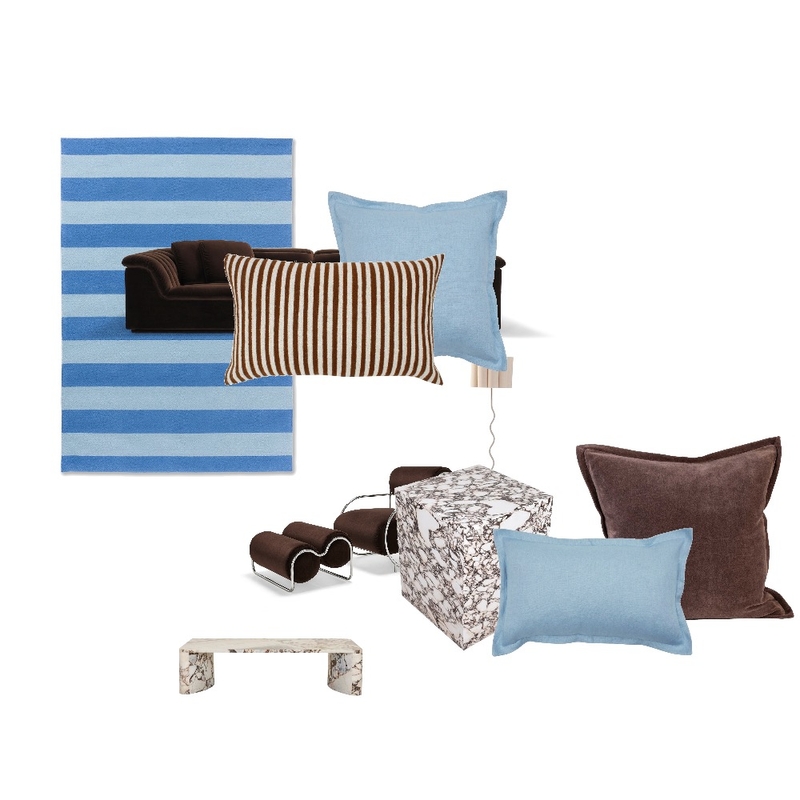 Blue and burgundy Mood Board by Haven Style Studio on Style Sourcebook