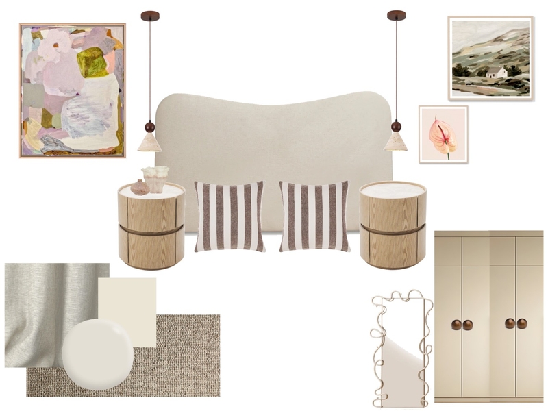 Montrose Master Bedroom Mood Board by Jorja Clair Interiors on Style Sourcebook
