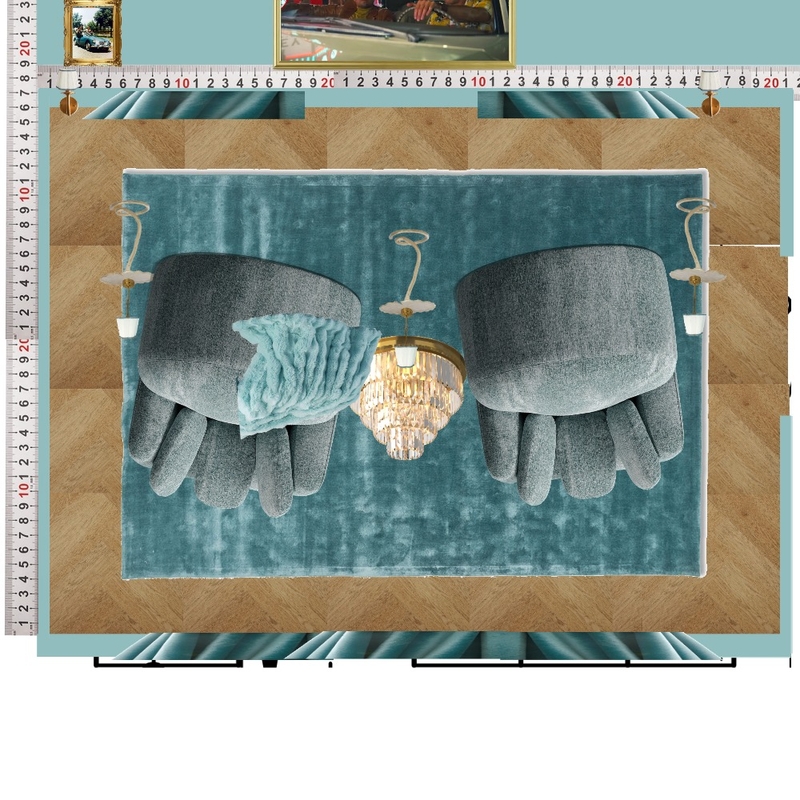 Cinema Blue Colour Drench Mood Board by dl2407 on Style Sourcebook