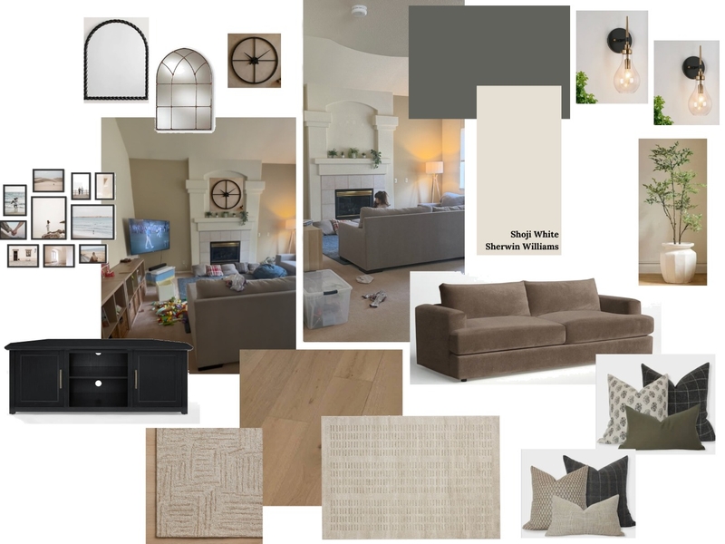 Alex - Living Room Interior Design Mood Board by LUX WEST I.D.