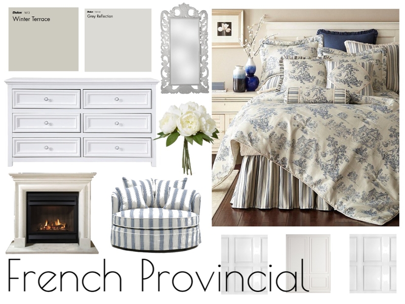 French Provincial Modern - Room Specific Mood Board Mood Board by jr&codesigns on Style Sourcebook