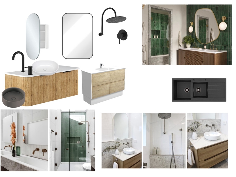 Bathroom Interior Design Mood Board by ddibart