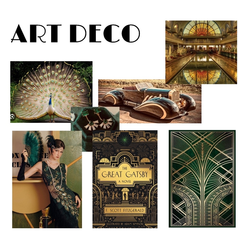Art Deco Design Concept Interior Design Mood Board by Chignon