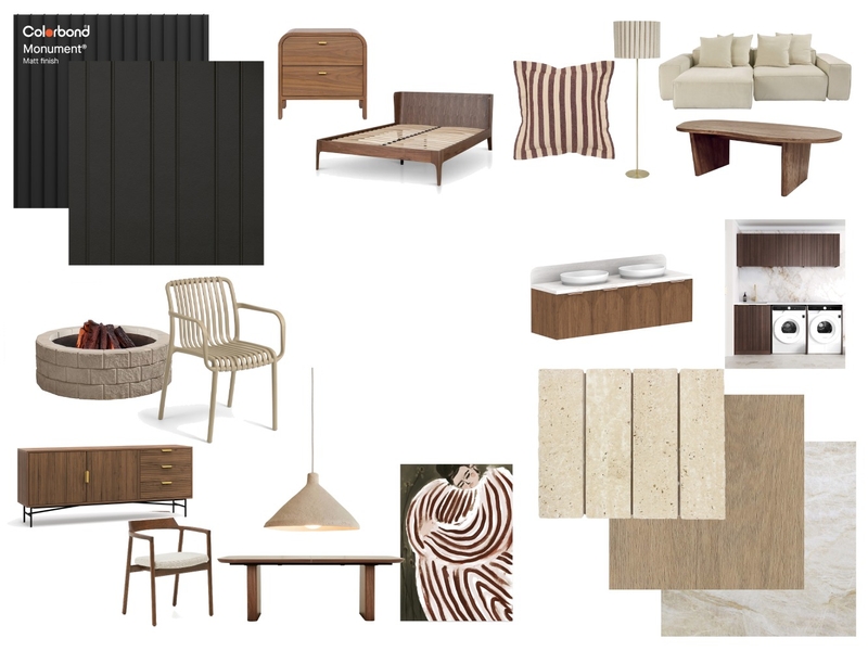 Modern Australian Farmhouse Mood Board by georgiaewilden on Style Sourcebook