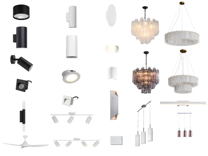Lighting Mood Board by by Jenelle Suarez on Style Sourcebook