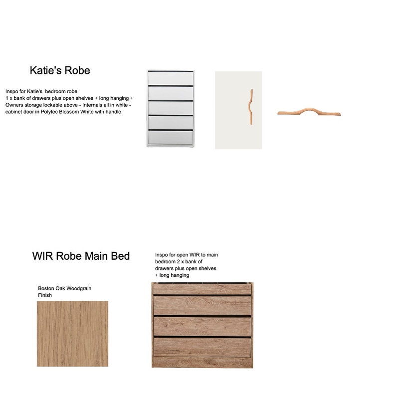 Robes Interior Design Mood Board by IIDR Interior Design
