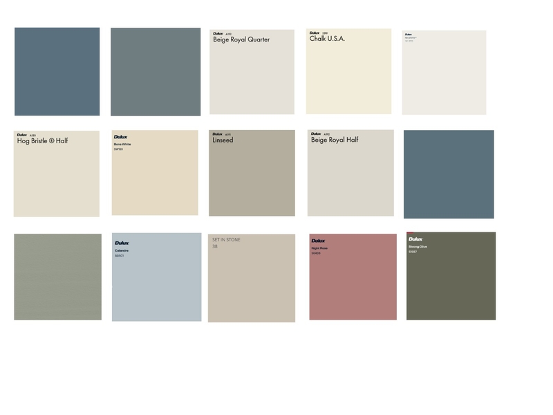 Black Acre House Paint Colours Interior Design Mood Board by Design Release