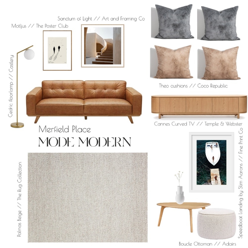 Merfield Place 2 - items Interior Design Mood Board by juliamode