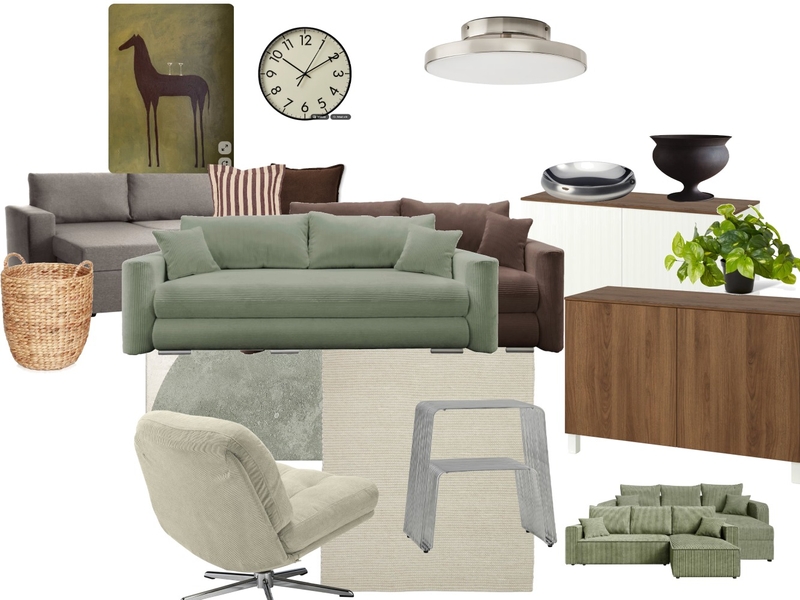 Zadar - dnevni Interior Design Mood Board by anaimuki